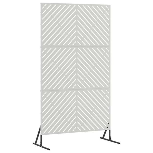 Maison Exclusive - Privatlivsskærm 100 x 50 x 180 cm Rustfrit stål