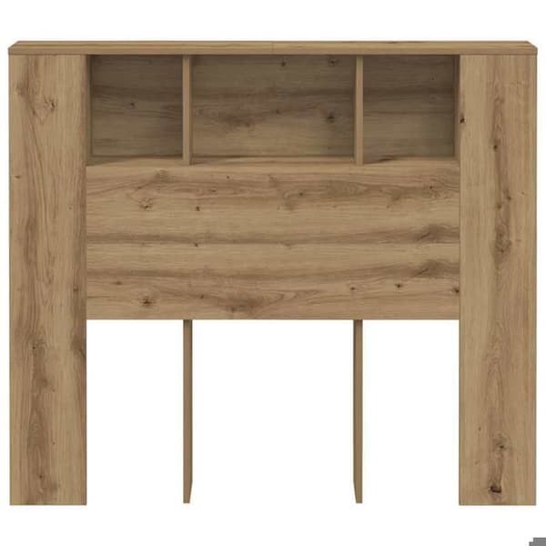 Maison Exclusive - Håndlavet egetræ senghovedgærde 120x19x104,5 cm