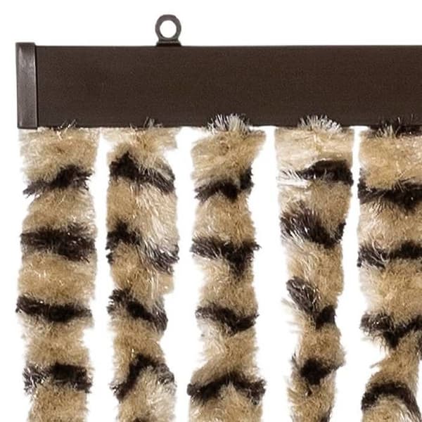 Fluegardin - EKSKLUSIV HUS - Chenille - Beige - 100x200 cm - Dør