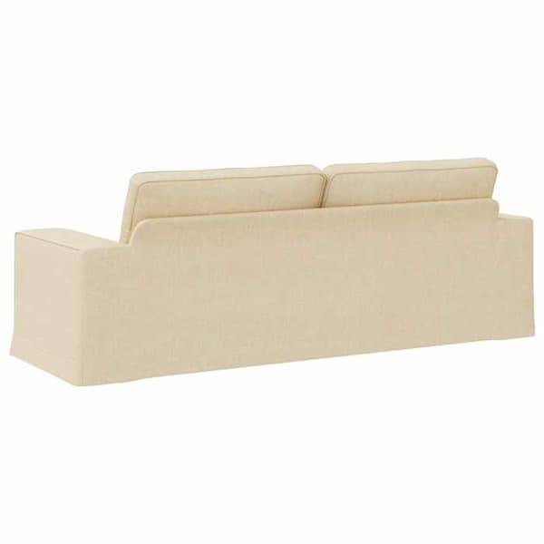 Maison Exclusive - Soffa Creme 222 x 80 x 82 cm tyg