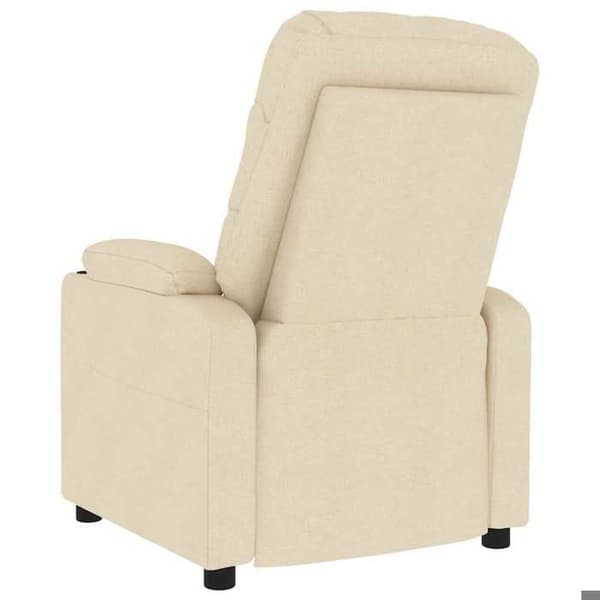 Maison Exclusive - Massagefåtölj Creme Tyg