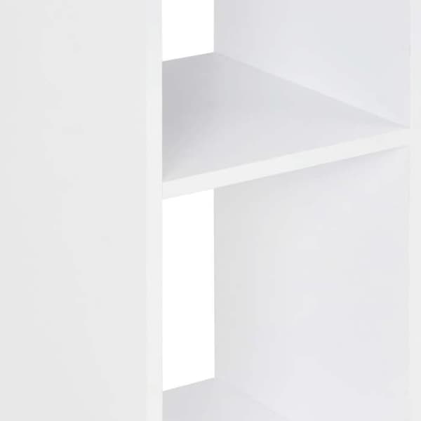 Maison Exclusive - Barbord Hvid og antracitgrå 60x60x110 cm