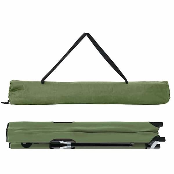 Camping seng - EKSKLUSIV HUS - 206 x 76 x 74 cm - Sammenfoldelig - Oxford & stål - Vandafvisende