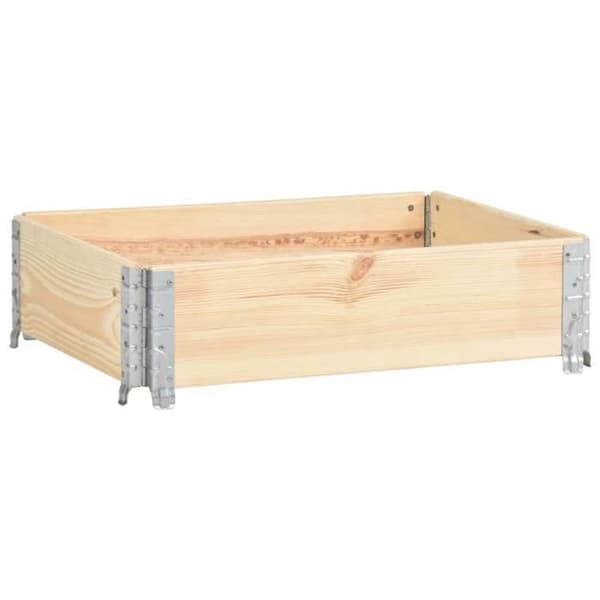 Maison Exclusive - Hævet plantekasse 60x80 cm Solid fyrretræ