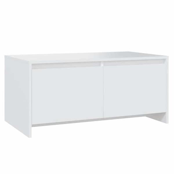 Bord - EKSKLUSIV HUS - 90 x 50 x 41,5 cm - Hvid - 2 skuffer - Træ (spånplader) Vit