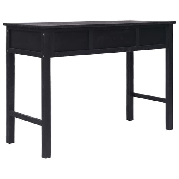 Maison Exclusive - Sort konsolbord 110x45x76 cm Træ Svart