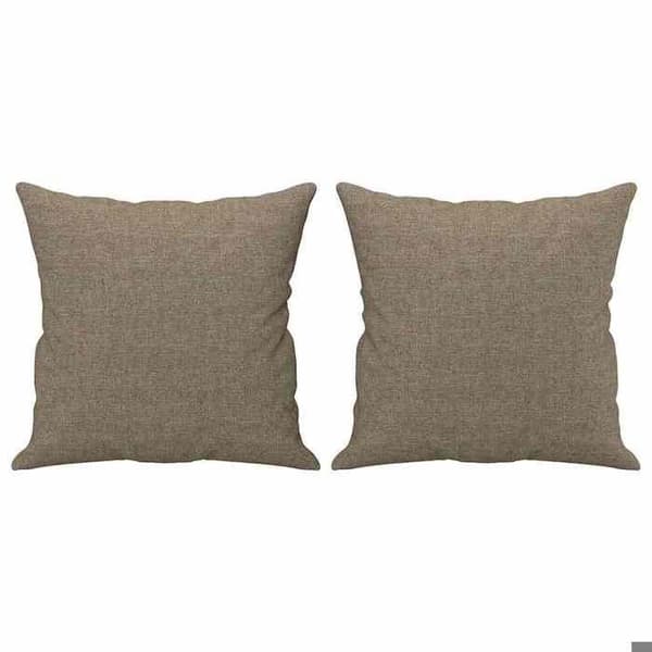 Maison Exclusive - Koristepillowit 2 kpl Taupe 40x40 cm Kangas Mol