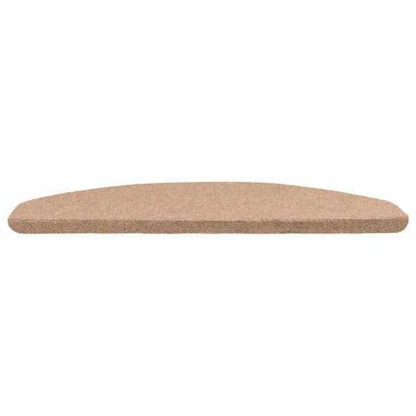 Maison Exclusive - Selvklebende trappetæpper 15 stk 80 x 28 x 3,5 cm Beige