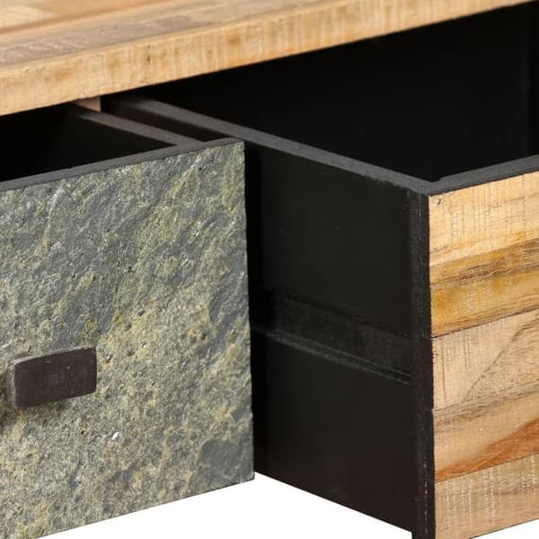 Maison Exclusive - Bæredygtig massiv teaktræ sofabord 90x65x40 cm