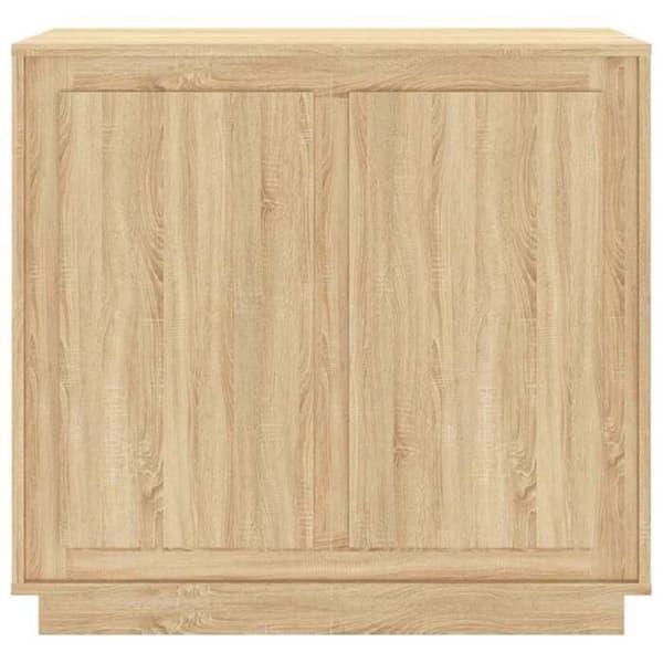 Maison Exclusive - Buffé ek sonoma 80x34x75 cm ingenjörsträ