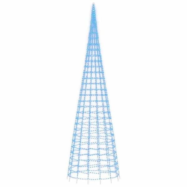Maison Exclusive - LED-juletræ 3000 LED blå 800 cm Blå