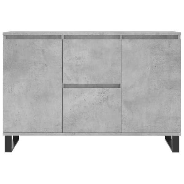 Maison Exclusive - Buffé grå betong 101,5x35x70 cm ingenjörsträ