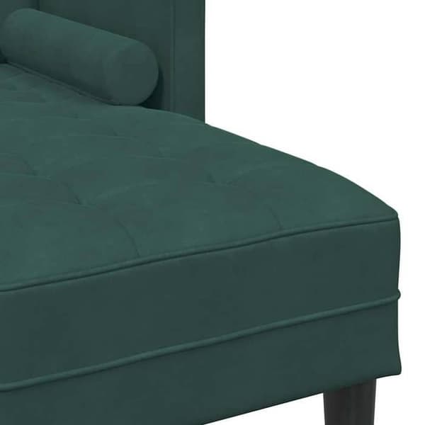 Maison Exclusive - Soffgrupp med mörkgrön polyesterkudde Mörkgrön
