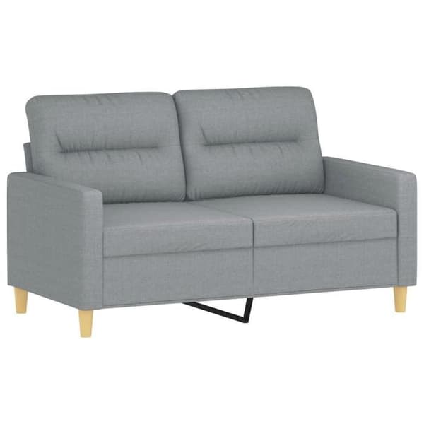 Maison Exclusive - 4-osainen sohvasetti tyynyillä, vaaleanharmaa kangas