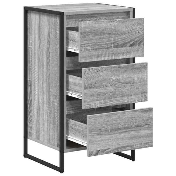 Maison Exclusive - Sonoma Harmaa Buffet 43 x 36 x 75,5 cm Insinööripuu
