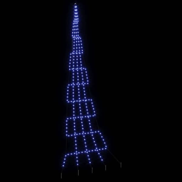 Julgran - EXKLUSIV HEM - 511 cm - Blå - Metall - LED 8 lägen USB Blå