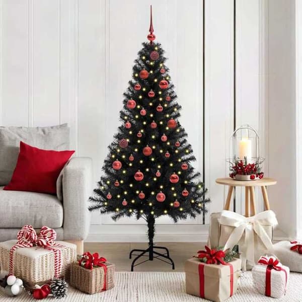 Maison Exclusive - Sort Juletræ 150 cm PVC Svart
