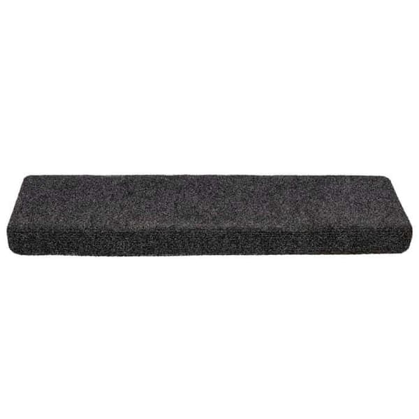 Maison Exclusive - Selvklæbende trappetæpper, 20 stk., 65 x 21 x 4 cm, Mørkegrå, rektangulær kant