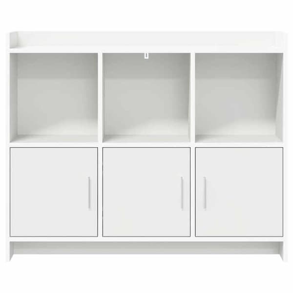 Maison Exclusive - Buffé Vit 98,5 x 33 x 80 cm Ingenjörsträ