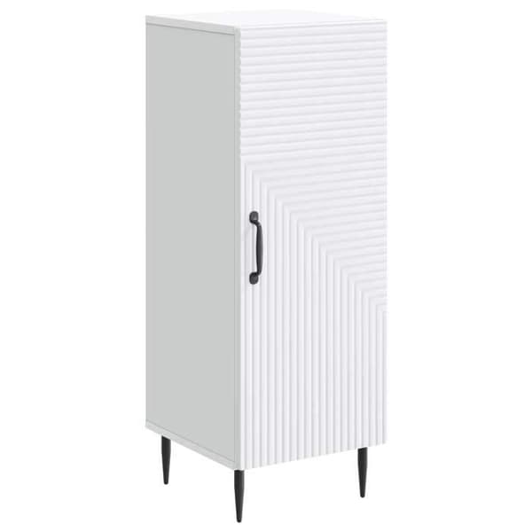 Maison Exclusive - Buffé Vit 33 x 34,5 x 89,5 cm Ingenjörsträ