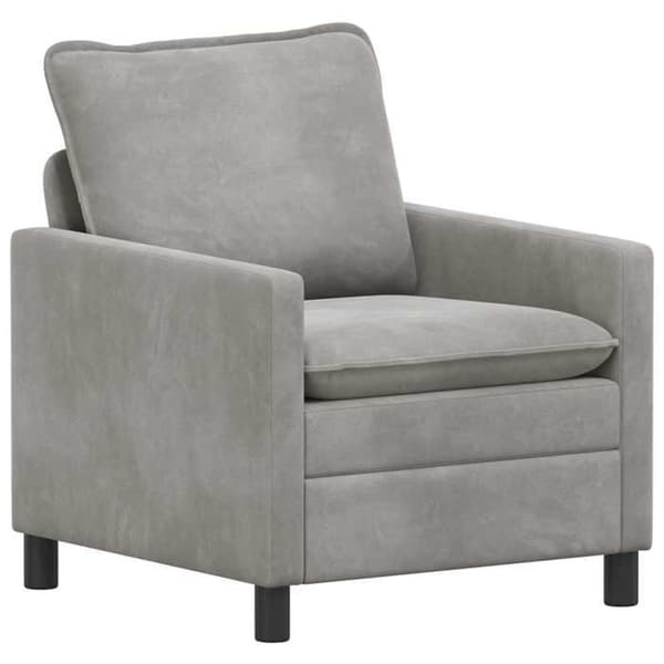 Maison Exclusive - Lysegrå Velour Sofa