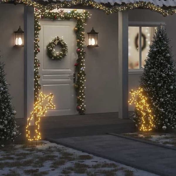 Maison Exclusive - Meteorisk julbelysning med 115 LED-pinnar 89 cm