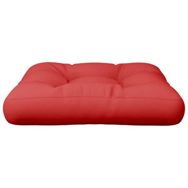 Maison Exclusive - Röd pallkudde 60x60x12 cm tyg