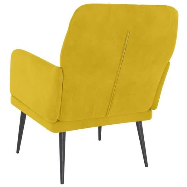 Maison Exclusive - Gul Fåtölj 62x79x79 cm Sammet