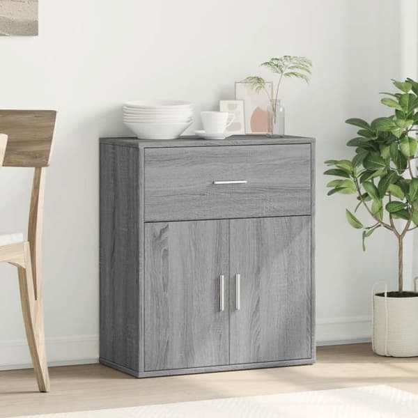Maison Exclusive - Buffé Sonoma grå 60x31x70 cm ingenjörsträ