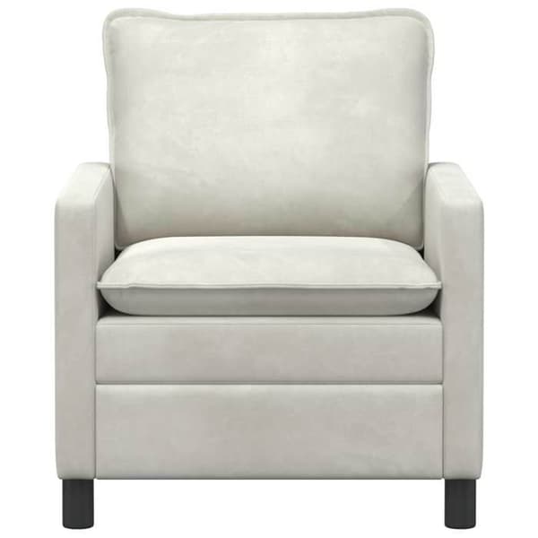 Maison Exclusive - Creme Velour Sofa