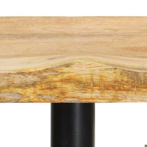 Maison Exclusive - Barstolar set om 2 66 cm massiv mangoträ