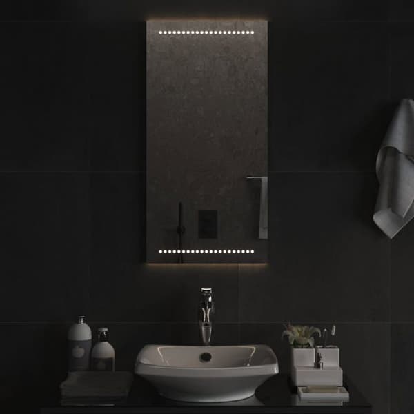 Maison Exclusive - LED badevægspejl 40x80 cm