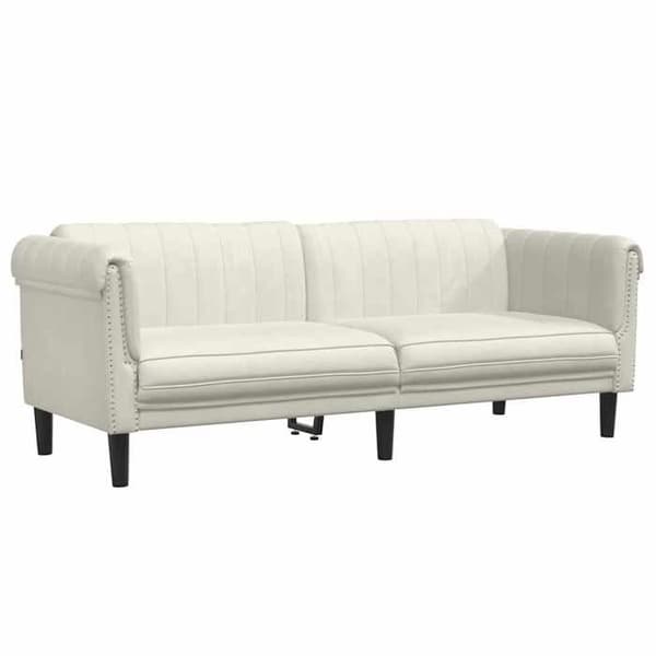 Maison Exclusive - Sæt af 3 sofaer i cremevelour
