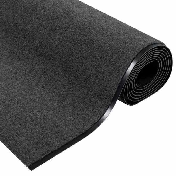 Maison Exclusive - Anthracite ja musta sisäänkäyntimatto 120 x 400 cm 100% polyamidia