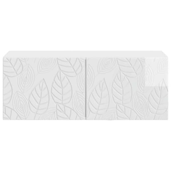 Maison Exclusive - Väggmonterad TV-möbel 59,5 x 41 x 30 cm Vit blank