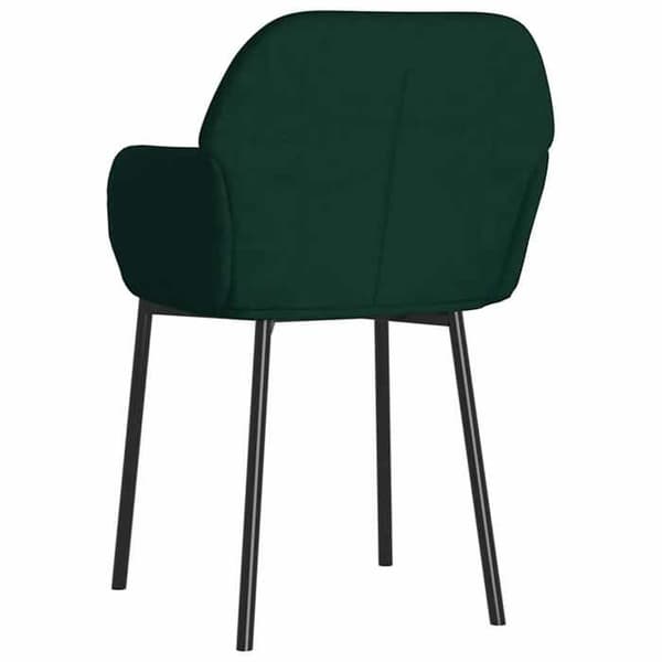 Maison Exclusive - Ruokatuolit 2 kpl Tummanvihreä Sametti