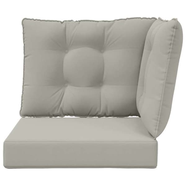 Maison Exclusive - Ulkokäyttöön tarkoitettu polyesterinen sohvatyyny harmaa 50,5 x 50,5 cm Grå