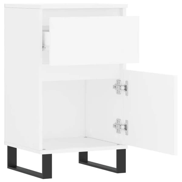 Maison Exclusive - Valkoinen buffet 40x35x70 cm insinööripuuta Vit