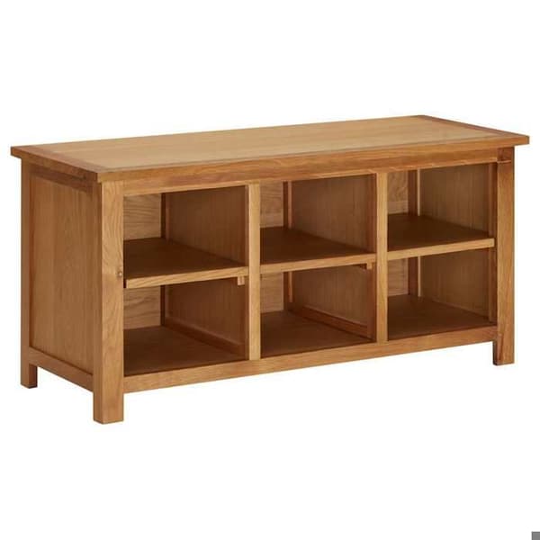 Maison Exclusive - Skohylde 90x37x45 cm Solid egetræ ekträ