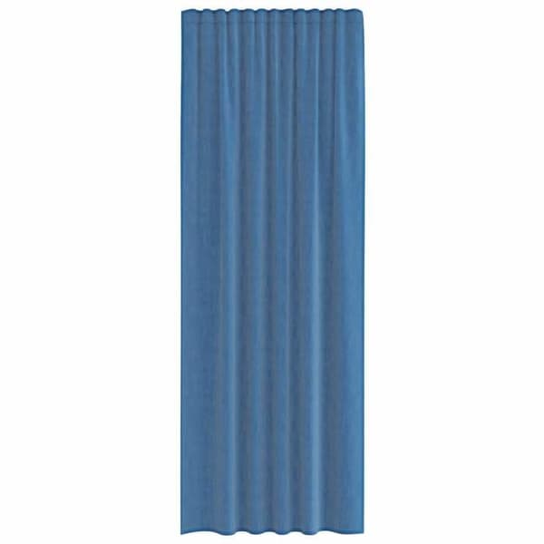 Voilage - MAISON EXCLUSIVE - 2 stk - Passe-tringle - 100% polyester - Kongeblå kungsblå