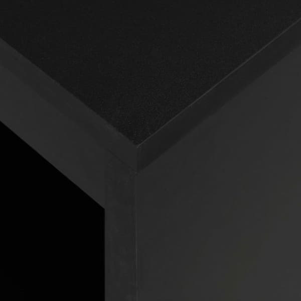 Maison Exclusive - Barbord med hylde Sort 110x50x103 cm