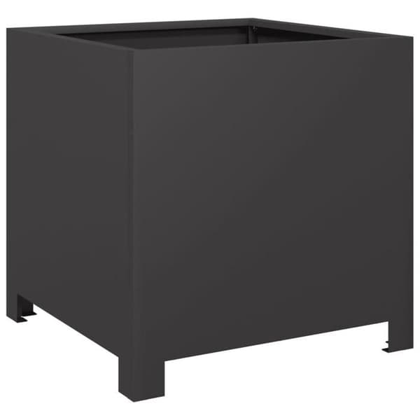 Maison Exclusive - Svart kruka 40x40x40 cm stål