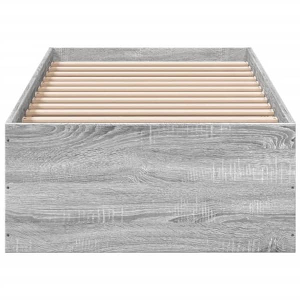 Maison Exclusive - Sengestel uden madras sonoma grå 100x200 cm