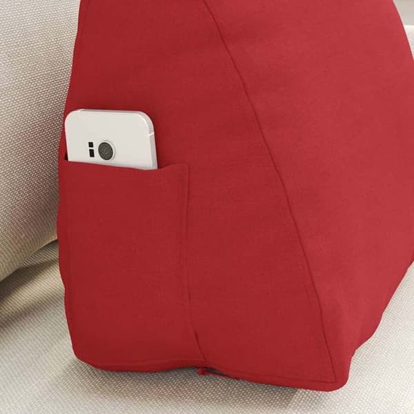 Selkätyyny - MAISON EXCLUSIVE - Yleismalli - Punainen - Polyesteritäyte - Irrotettava päällinen