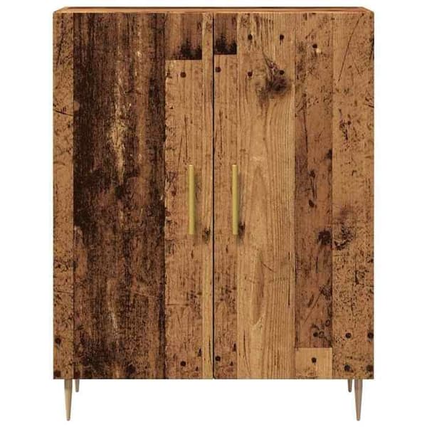 Maison Exclusive - Buffé gammalt trä 69,5x34x90 cm ingenjörsträ