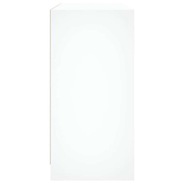 Maison Exclusive - Buffé vit 102x37x75,5 cm ingenjörsträ