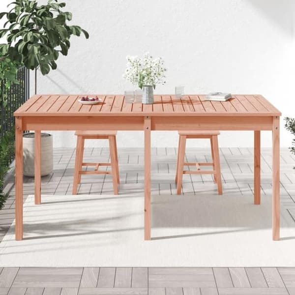Havemøbel - EKSKLUSIV HUS - 159,5x82,5x76 cm - Massivt douglastræ - Rektangulær - Udendørs
