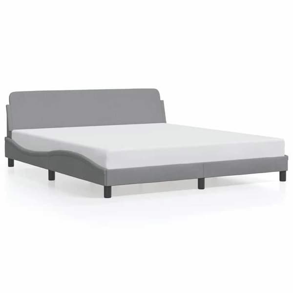 Sengestel - EKSKLUSIV HUS - Dover - 180x200 cm - Lys grå - Lamelseng Ljusgrått