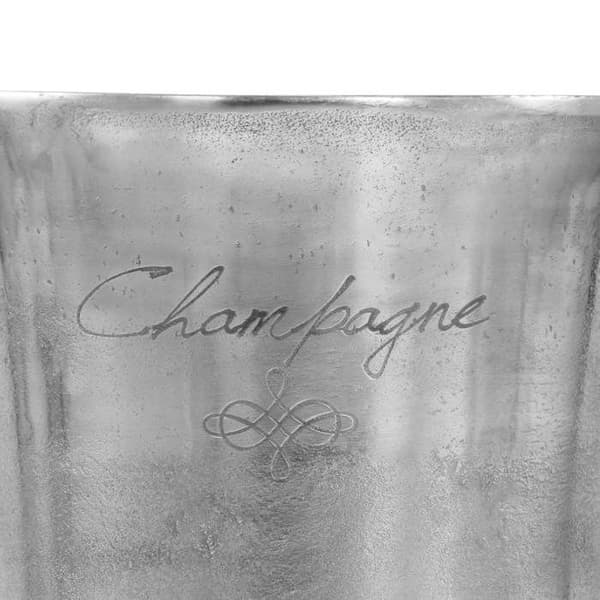 Maison Exclusive - Champagnehink i solid aluminium 39x29x71 cm Silverfärgad silver-