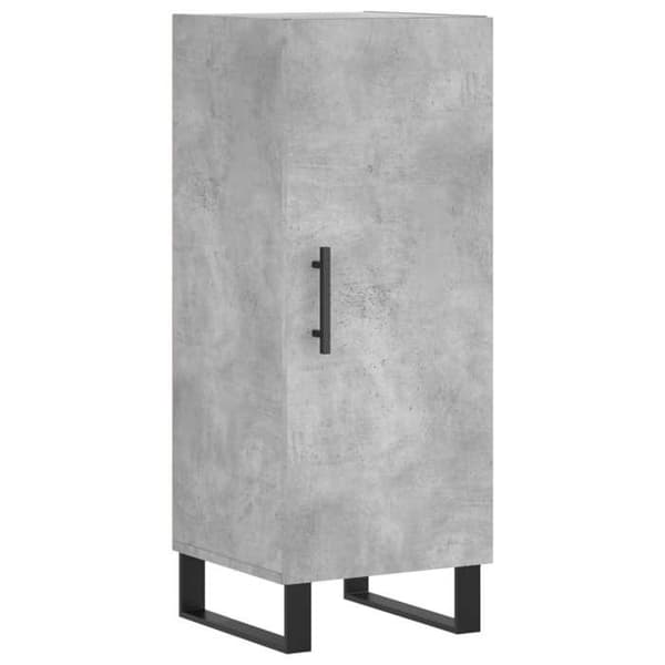 Maison Exclusive - Buffet Grå beton 34,5x34x90 cm Ingeniørtræ